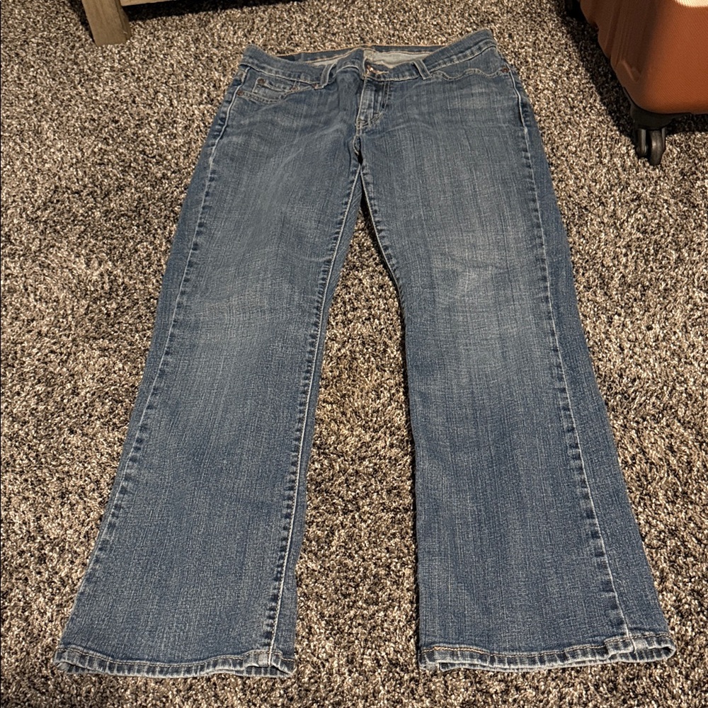 Stylish Blue Flare Women's Jeans